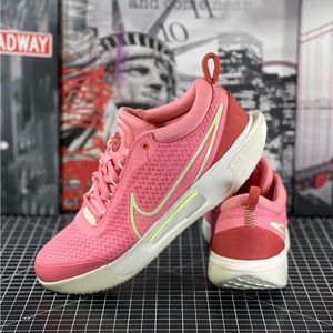 womens coral nike trainers